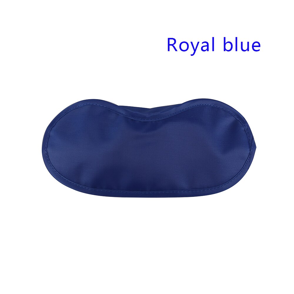 1 PC 9 Colors Sleep Rest Sleeping Aid Eye Mask Eye Shade Cover Comfort Health Blindfold Shield Travel Eye Care Beauty Tool: Royal blue