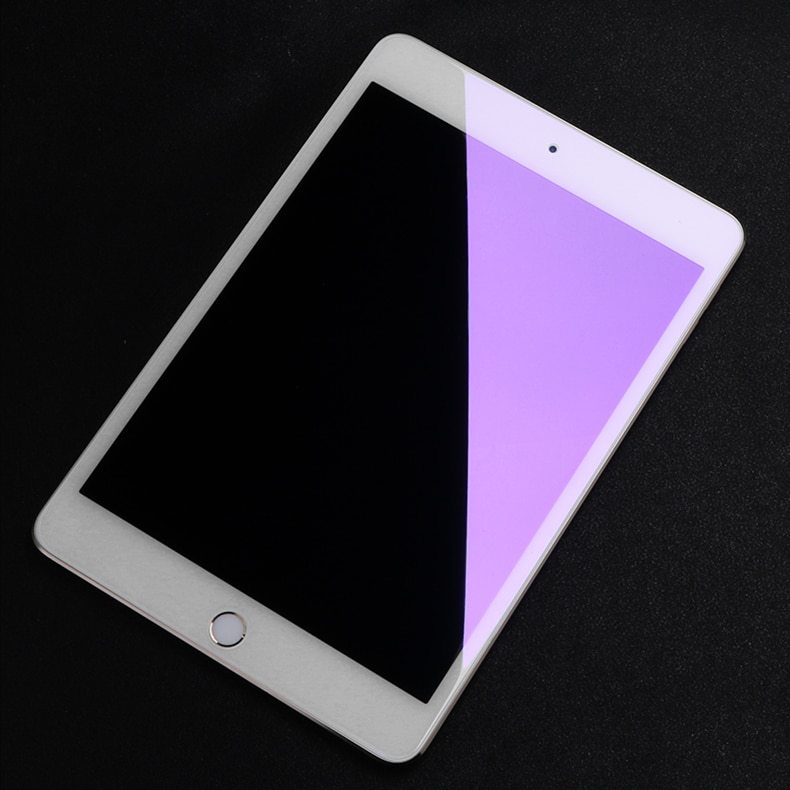 Anti-Luz Azul de cristal templado para iPad 10,2 pulgadas Mini 5 4 Protector de pantalla de tableta de cine para el iPad Pro 10,5 Air2 borde curvo de vidrio