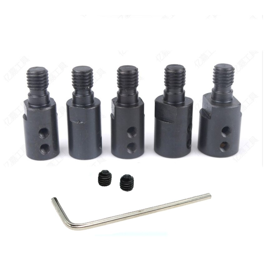 M10-5mm/6 Mm/8 Mm/10 Mm/12 Mm/14 Mm Motor Shaft Coupler Mouw zaagblad Koppeling Joint Connector Zag Chuck Adapter Drijfstang
