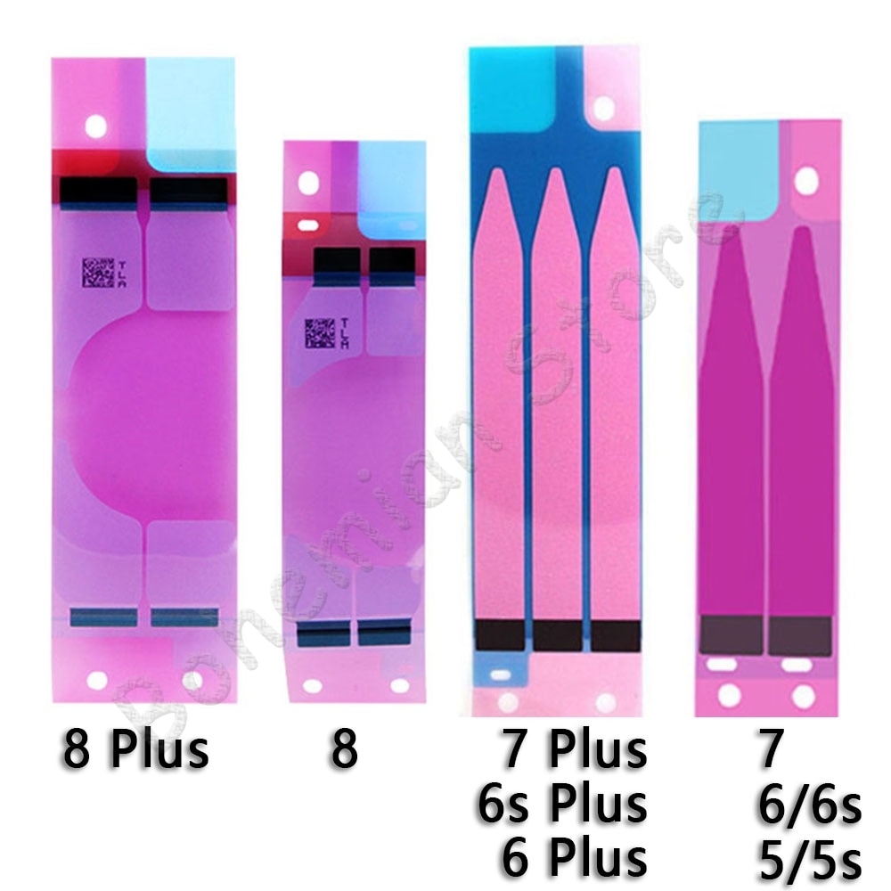 2 Stuk Batterij Sticker Tape Strip Stickers Voor Iphone 6 6 S 7 8 Plus X Xs Max Xr 5 S 5c Originele Onderdelen