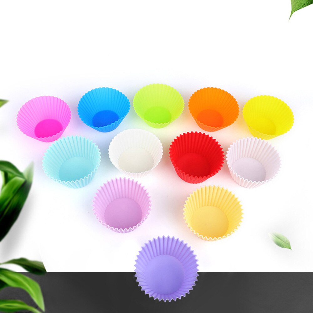 Home Pastel Silicone Baking Cups - Pack of 6 - Reusable Cupcake and Muffin Liners Silicone Cupcake Baking Cups
