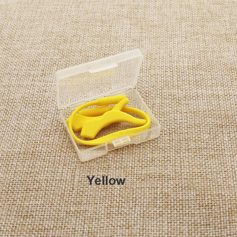 Correas de gafas para niños, funda de goma de silicona para gafas de bebé: YELLOW