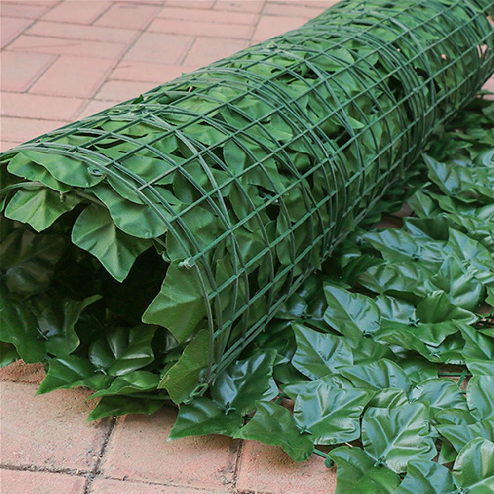 Kunstige privatlivspaneler topiær hækplante uv-beskyttelse privatlivsskærm havehegn til indendørs udendørs baghaveindretning