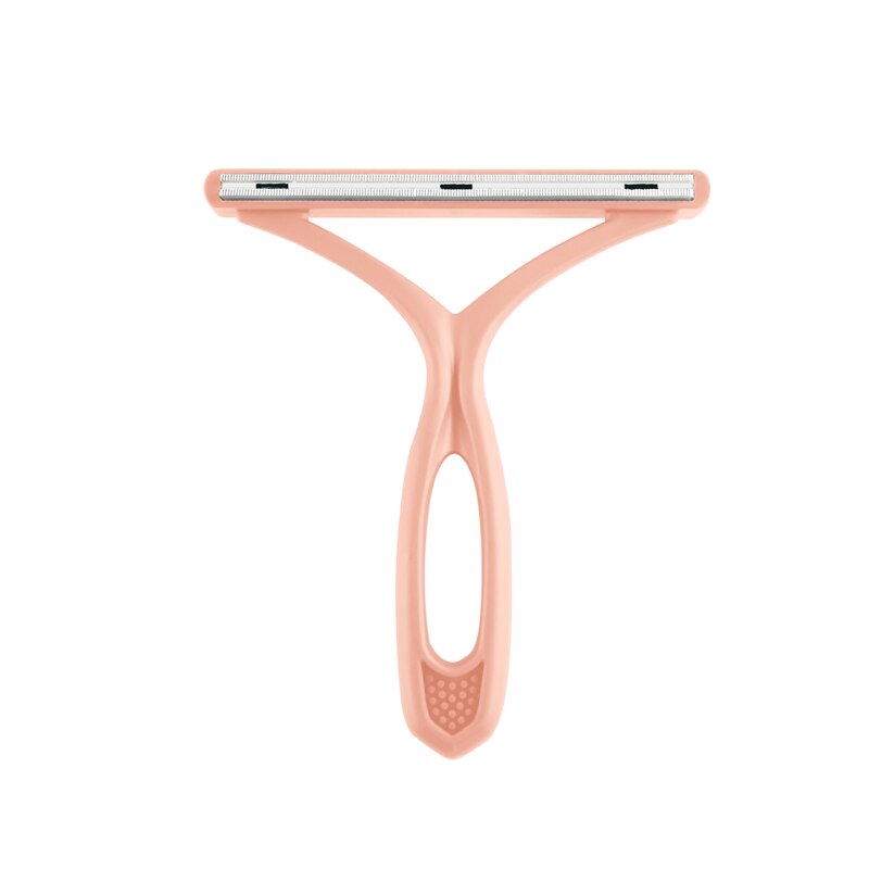 Brosse Portable Double face pour épilation manuelle des poils, outil de nettoyage ménager, pour manteau de tapis, vêtements, rasoir: Pink