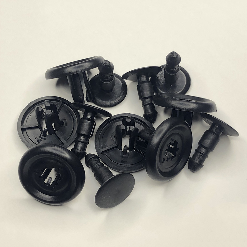 Remaches de plástico de 7mm para motor de coche, Clips de remache para Toyota Avensis, Corolla, Prius, Yaris, Lexus, ES300, ES350, 50 Uds.