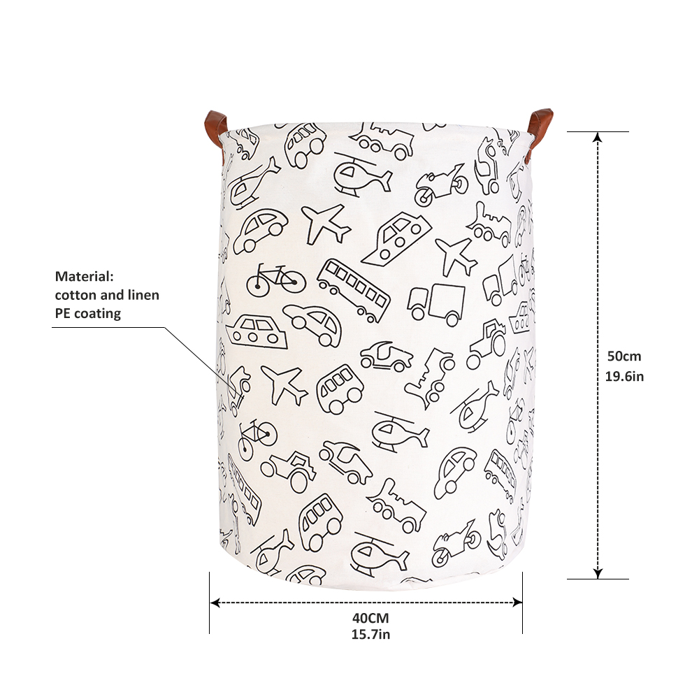 Foldable Laundry Basket Large Capacity Laundry Hamper Dirty Clothes Storage Organizer Bucket Homehold Storage Bag: PURPLE