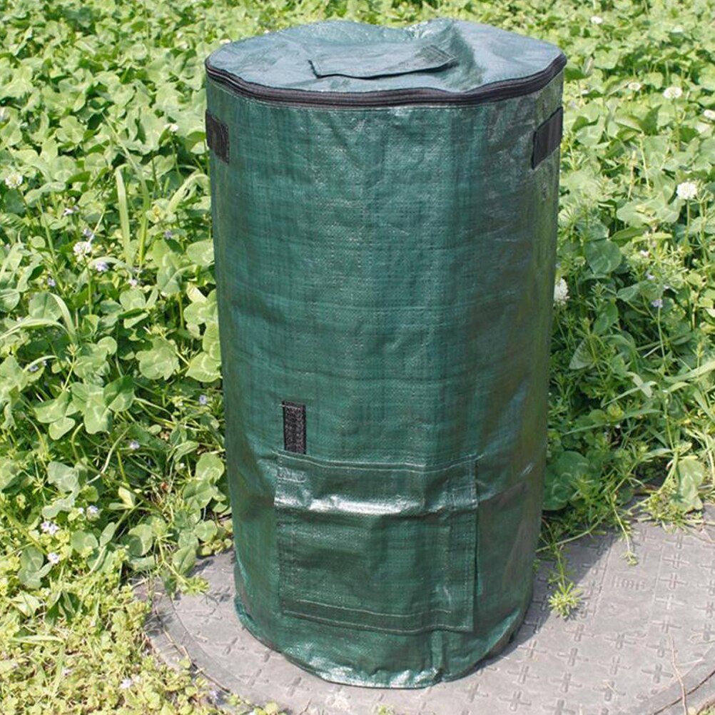 Kitchen Garden Compost Bag Environmental PE Cloth Planter Kitchen Waste Disposal Organic Compost Bag 45*80cm