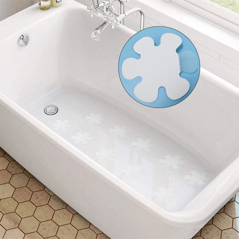 Praktyczne 36 sztuk antypoślizgowe naklejki robić wanien antypoślizgowe naklejki paski bezpieczeństwa robić kąpieli przezroczyste samoprzylepne paski antypoślizgowe