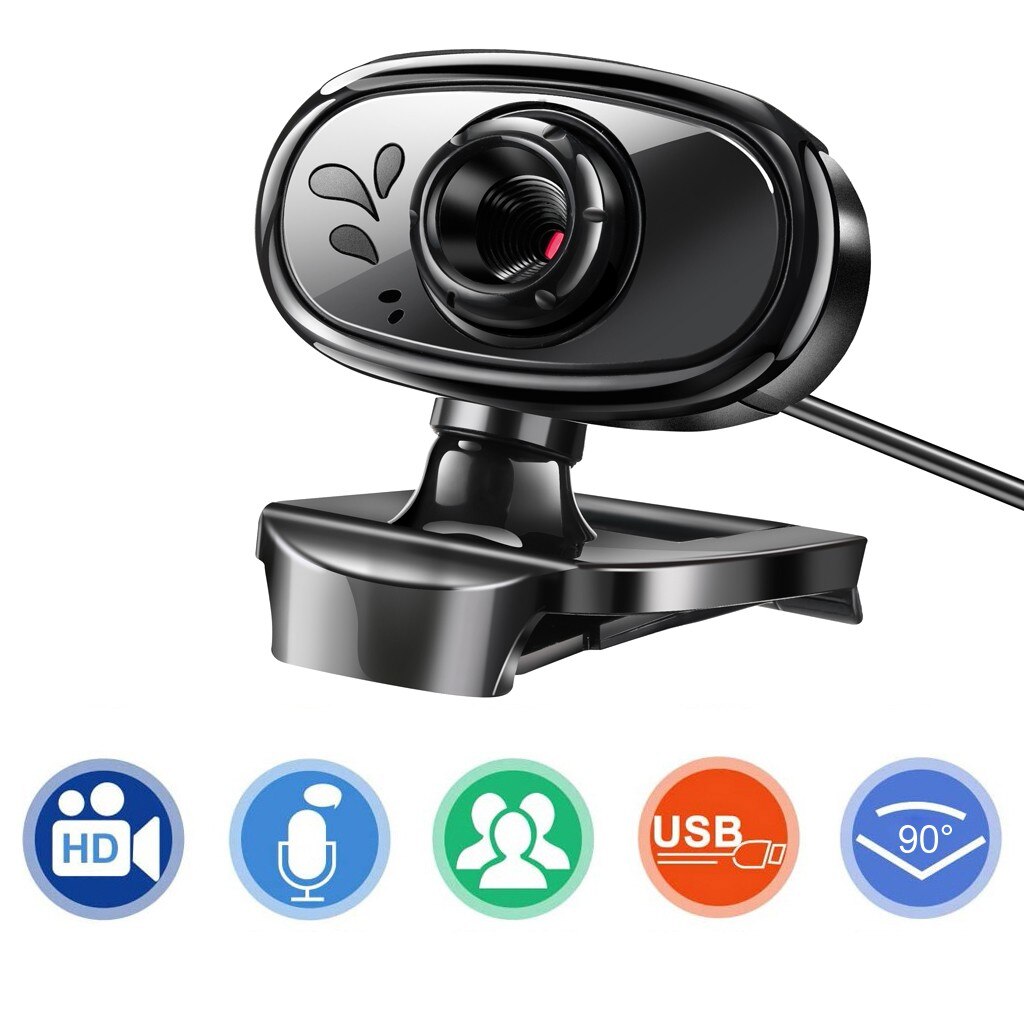 Hd 720P Webcam Desktop Pc Video Calling Webcam Camera Met Microfoon Mic Voor Pc Computer Live Video Bellen werk