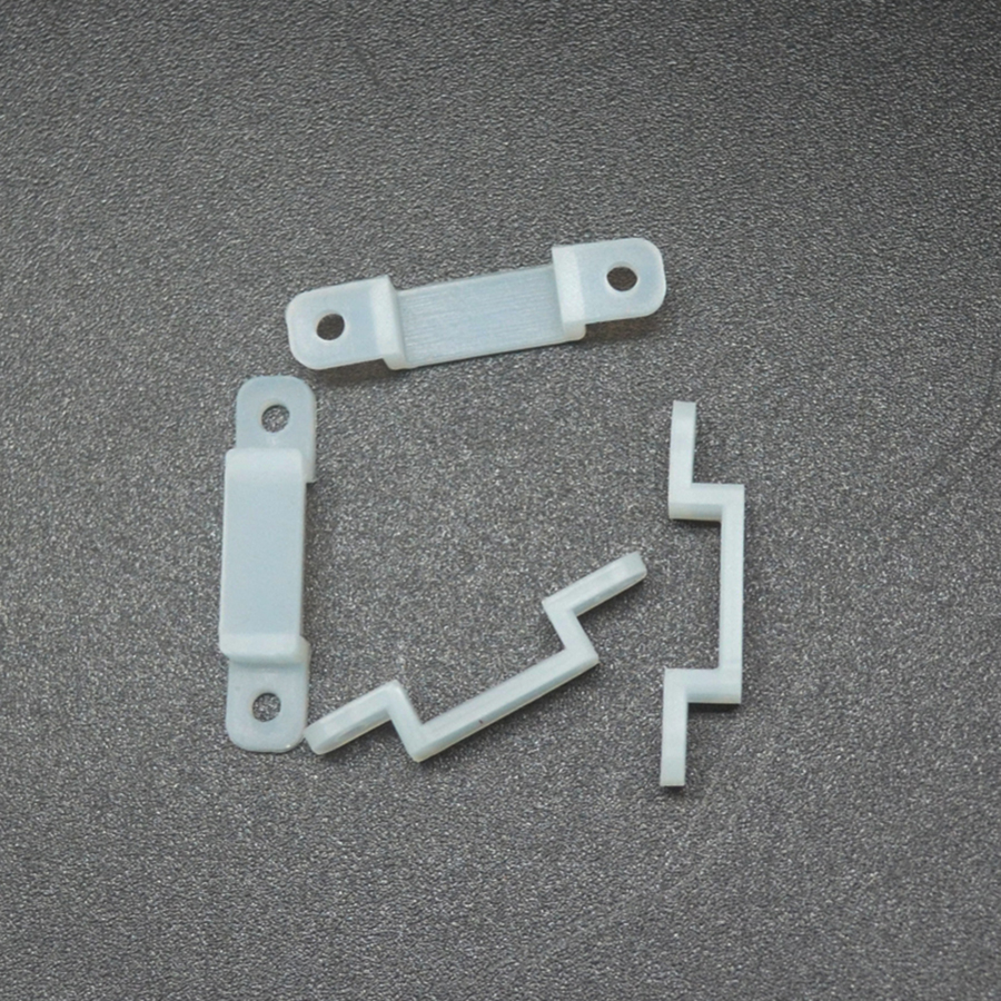 100pcs /lot LED Strip Connector Silicon Clip For 8mm 10mm Width SMD3528 SMD5050 Light Strip Flexible Light Strips Fixing Holder