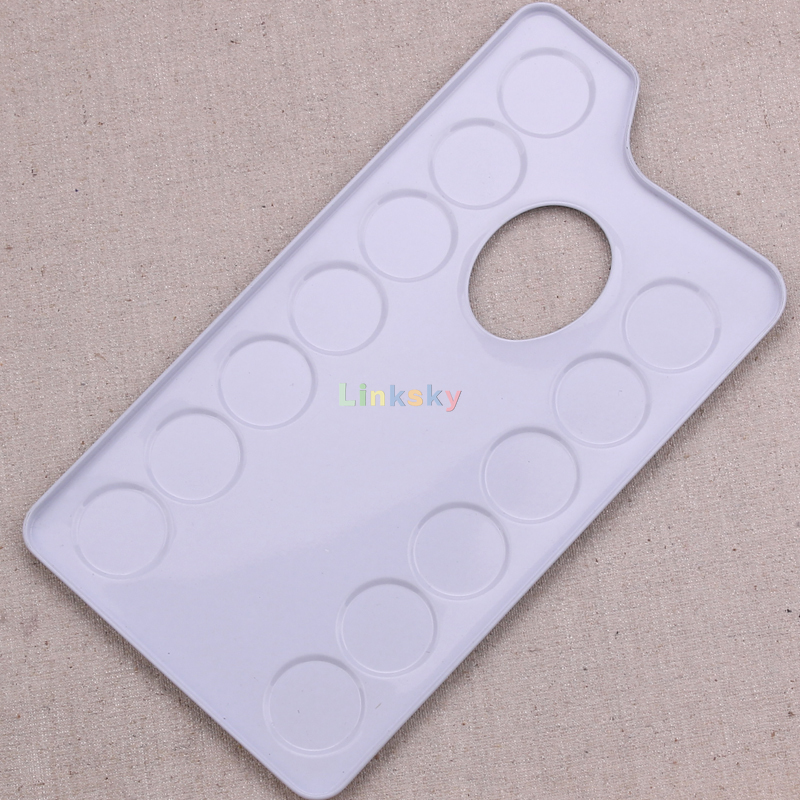 Talens Non-Stick Paint Metallic Palette ,Artist Paint Mixing Tray Palette, Square/Oval Shaped,Easy Clean Art Palette