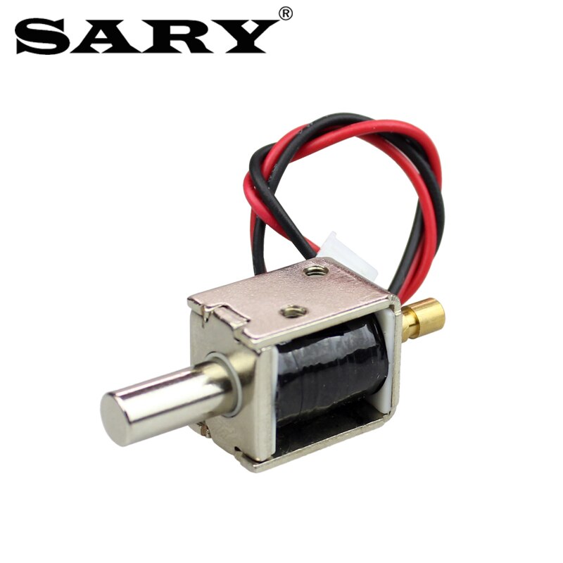 DC12V Mini electric lock push pull solenoid valve small drawer lock electric bolt lock small electric lock 1pcs