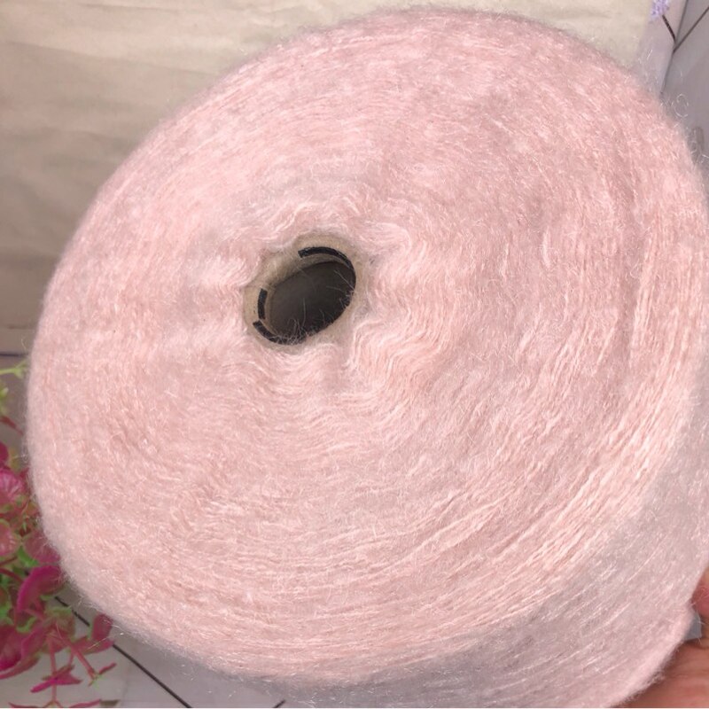 Begrænset 520g super smuk pink blød helse plys mohair garn til strikning baby økologisk akryl vævet hækletråd  x5177
