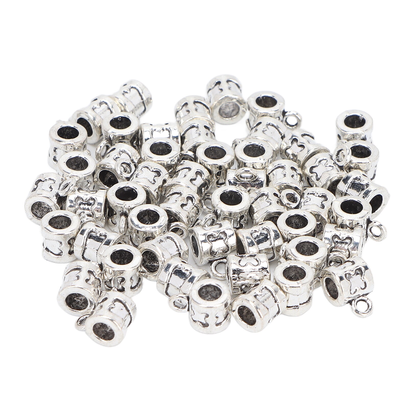 Perline intrecciate per capelli perline barba retrò per trecce