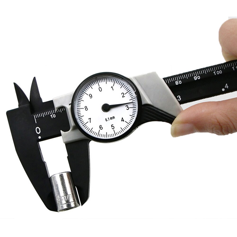 0-150mm With Dial Portable Micrometer Vernier Caliper Precision Engineering Woodworking Metric Imperial Building Measuring Tool
