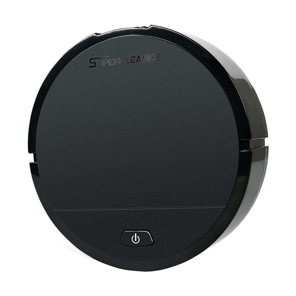 Intelligent Sweeping Robot Automatic Cleaning Machine Sweeping Vacuuming Mopping Three-in-one Vacuum Cleaner: black