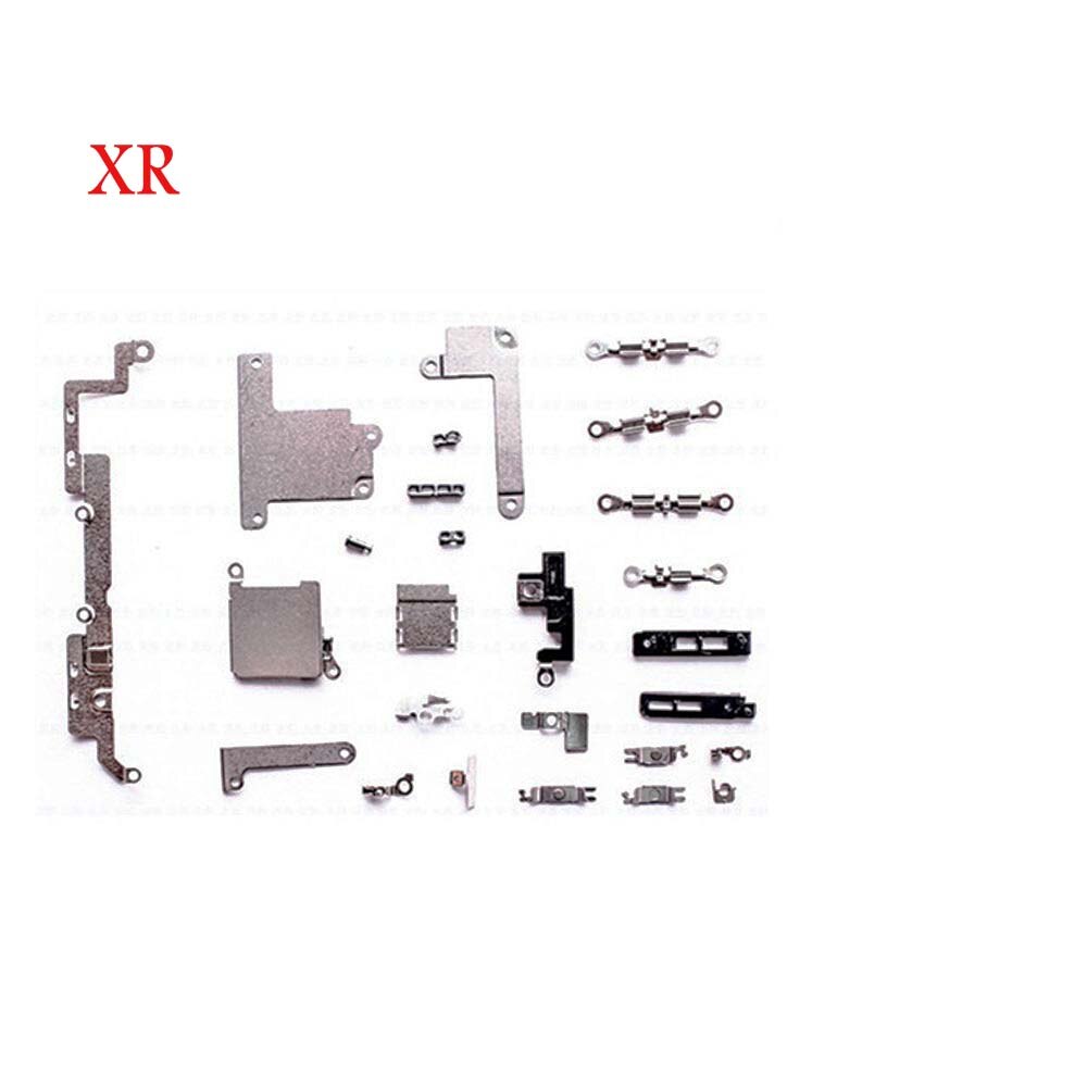 Juego completo de tornillos para iPhone X XS Max 11 Pro Max, piezas de repuesto de reparación, soporte de sujeción, espaciador de almohadilla