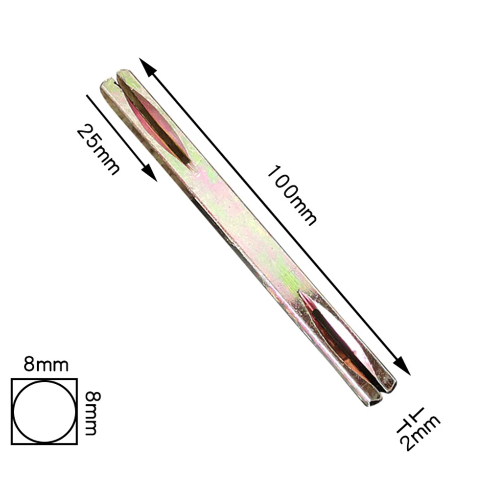 Husillo cuadrado de 85-130mm, manija de ventana de puerta galvanizada de 8mm, pasador cuadrado de hierro, núcleo de bloqueo de varilla cuadrada, accesorios de cerradura de puerta de varilla cuadrada