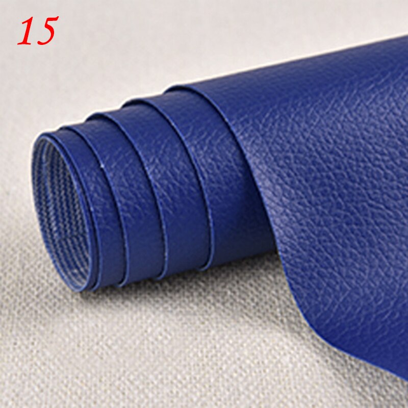 50X135Cm Leer Stof Zelfklevende Fix Reparatie Patch Sticker Voor Sofa Auto Zak Diy Craft Faux litchi Pu Leer Stof: 15