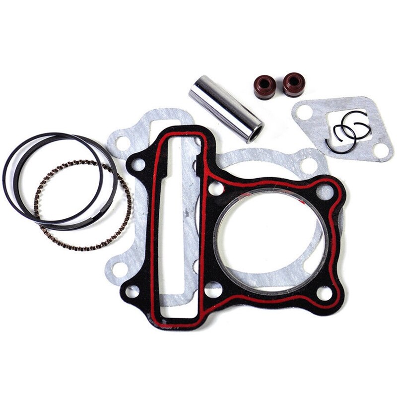 Juego de pistón para motocicleta GY6, gran cilindro de 58,5mm, 125CC, 152QMI, ATV