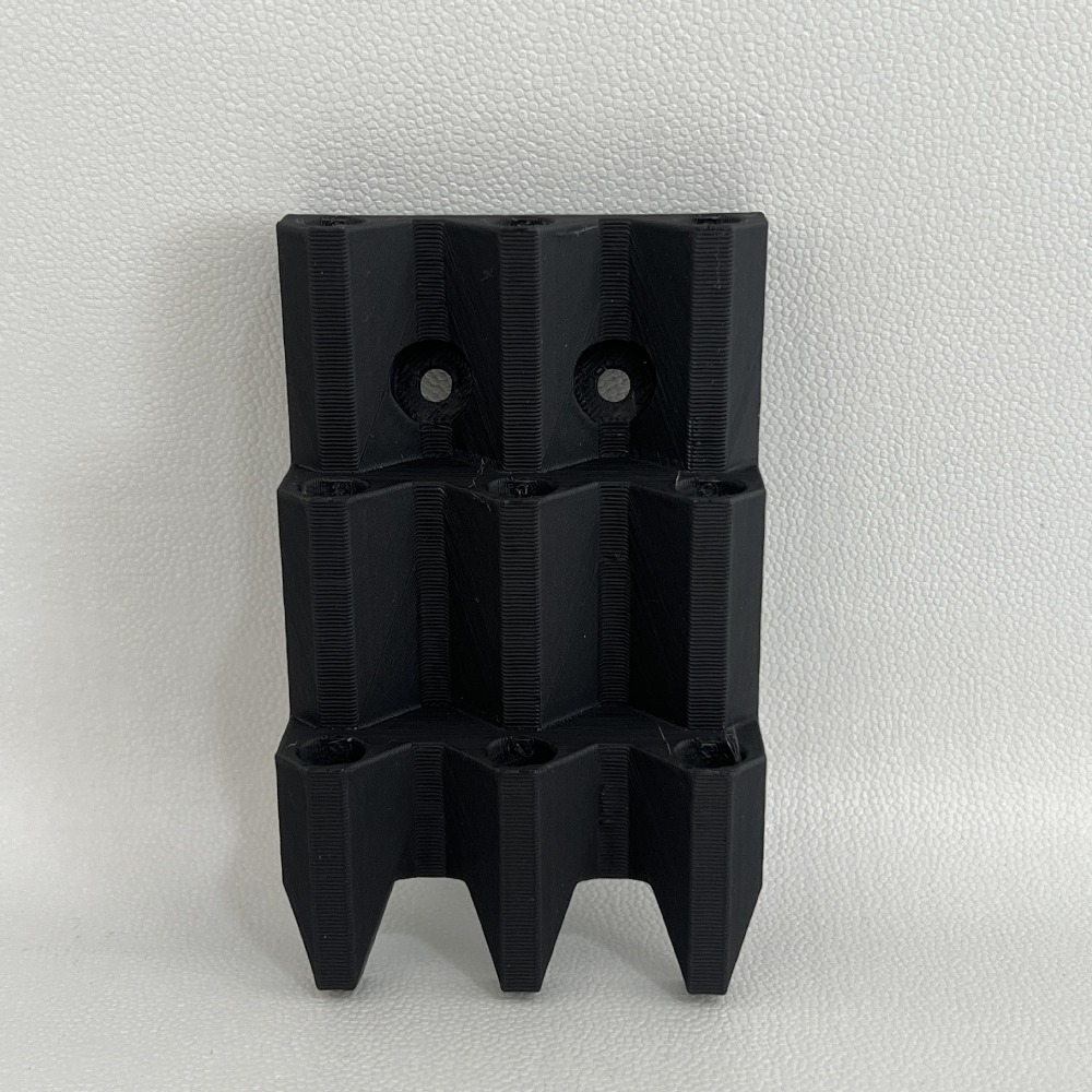 Minimalist Wall-Mounted Wall Dart Organizer PLA 9 Darts Dart Dock Stand 3D Printed Sturdy Dart Stand For Home Game: Yellow