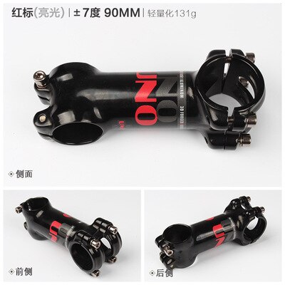 Uno mtb fiets stuurpen racefiets mountainbike stuurpen mtb 7/17 graden mat / glans 70/80/90/100/120/130mm fietsen fietsonderdelen: 7 graden 90 glans