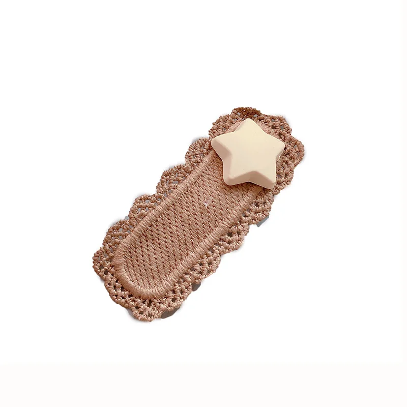 Schattige kinderen haarspeldjes kant beer strikken meisjes hoofdbanden vrouwen haarspelden mooie cartoon beer kind haarspeld baby haaraccessoires