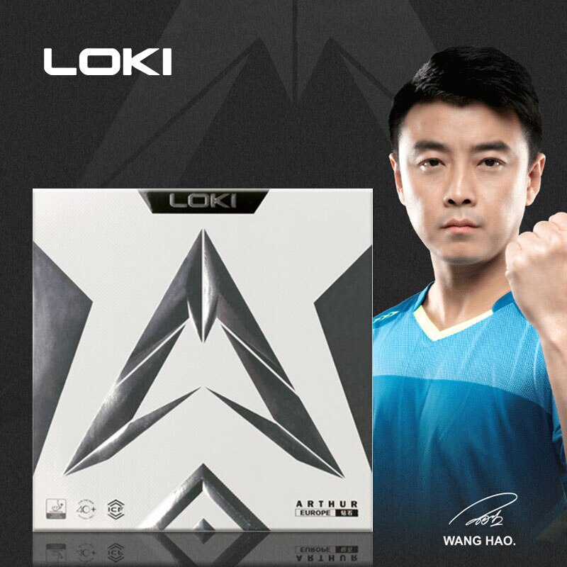 LOKI Arthur Euro Diamant Professionelle Kohlenstoff Schwamm Tischtennis Gummi Nicht-klebrige Pips in Klingeln Pong Gummi ITTF Genehmigt