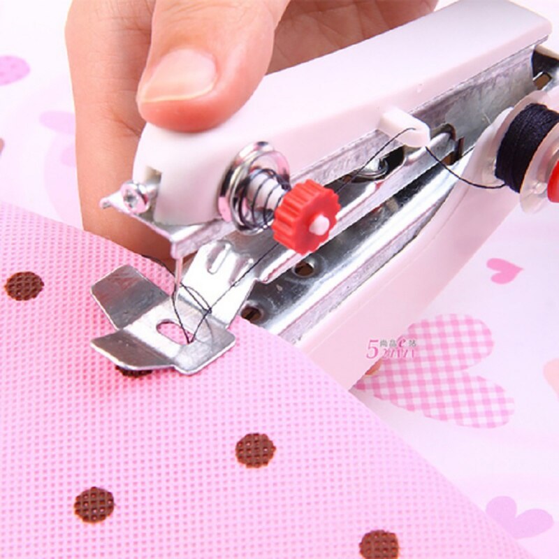 Portable Mini Manual Sewing Machine Simple Working Sewing Tools Sewing Fabric Manual Sewing Tool