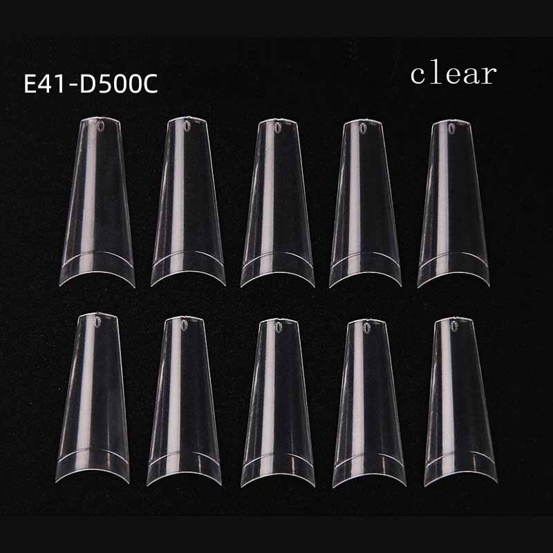 100 Stks/pak Acryl Valse Valse Nail Art Vingernagel Ovale Professionele Abs Volledige Cover Wees Fasle Nagels Manicure Tips