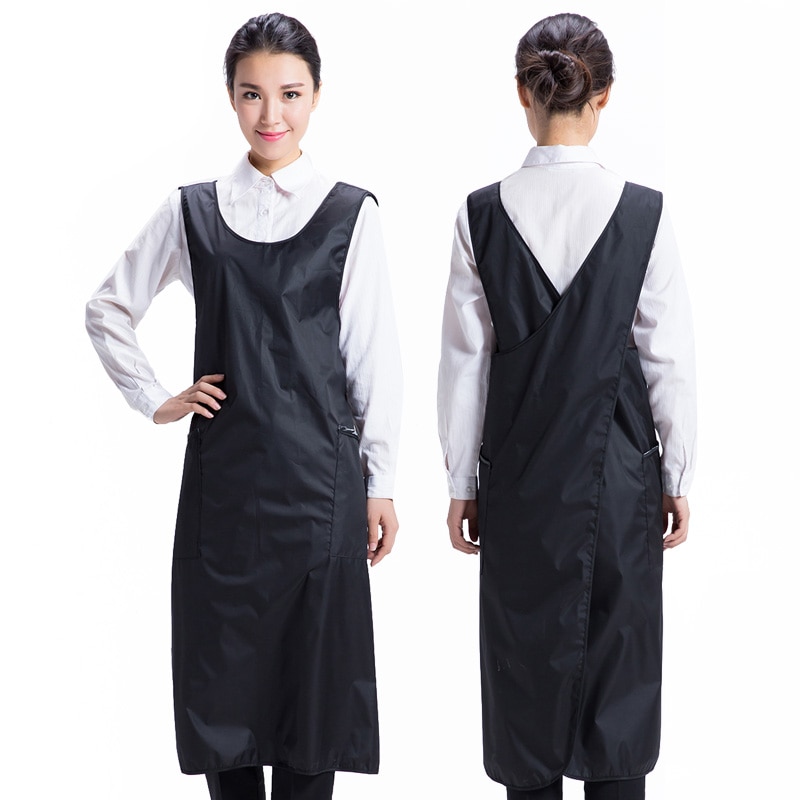 Hairdresser Long Working Salon Barber & Assitant Hair Cutting Styling Cape Apron Gown Blouse To Knee Hairdressing Supplies U1031
