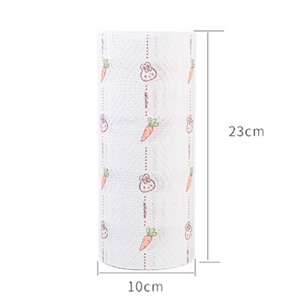 1 Roll Xmas Gedrukt Keuken Olie Adsorberen Papier Tissue Wegwerp Reiniging Handdoek Stofdoek Doek Voor Thuis Cafe Shop Restaurant Etc