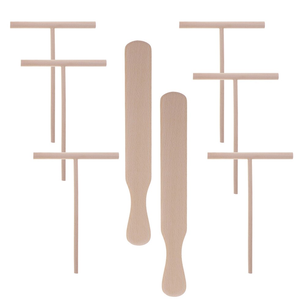 7pcs Pancake Rakes Wooden Batter Spreading Tools O... – Grandado