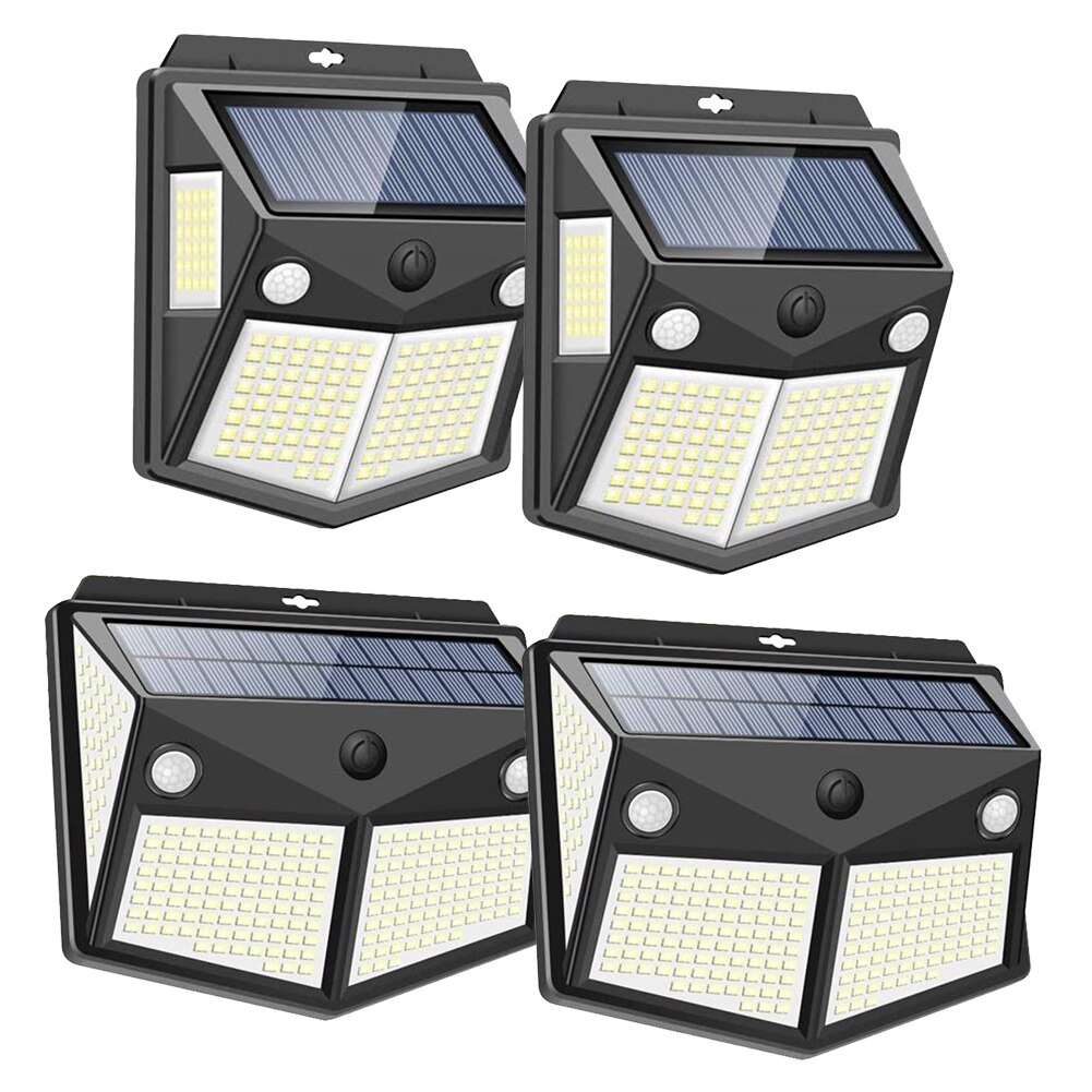 1/2pcs 160/260 LED Solar Light 3 Mode Motion Sensor Wall Lamp Waterproof Outdoor Lamps Lighting Control Pathway Yard Street Lamp