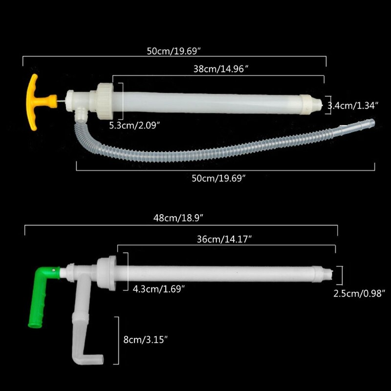 Handpomp Liquid Transfer Pomp Comfortabele Handgreep Voor Oliën Water Chemische Vaten