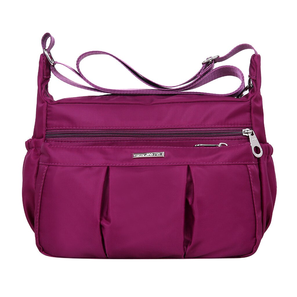 luxury handbags women bags Oxford Waterproof Large Capacity Shoulder Messenger Crossbody Bags сумка женская %40: Red A