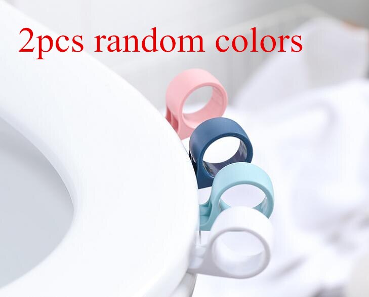 4pcs! Toilet seat lifter Device Portable snail potty ring handle Toilet Cover lid holder for home Bathroom Travel WC Seat Clean: Default Title