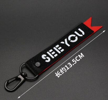 Engelska brev band lanyard mobiltelefon nyckelring hänge kläder byxor vilda dragkedja huvud tillbehör: 12