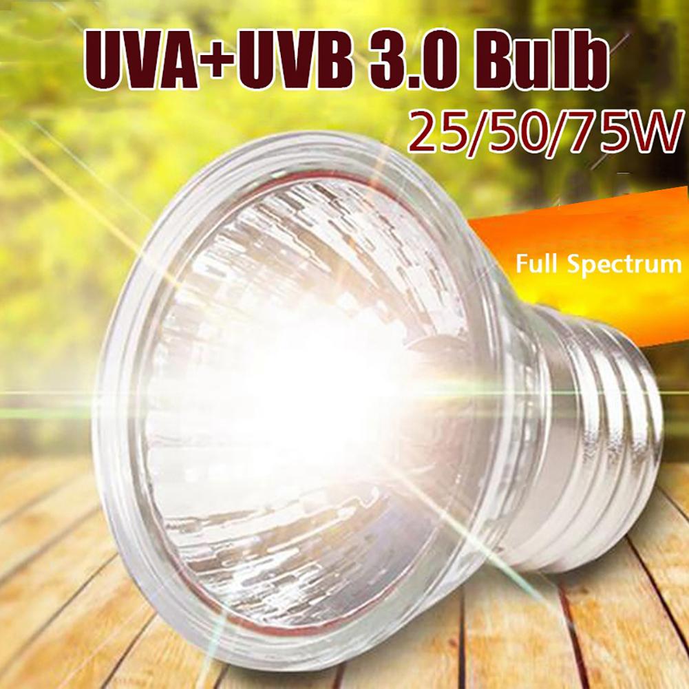 25/50/75W 110V E27 UVA + UVB Warmte Verwarming Lamp Light Blub voor Reptile Huisdier broedmachine Habitat Verlichting