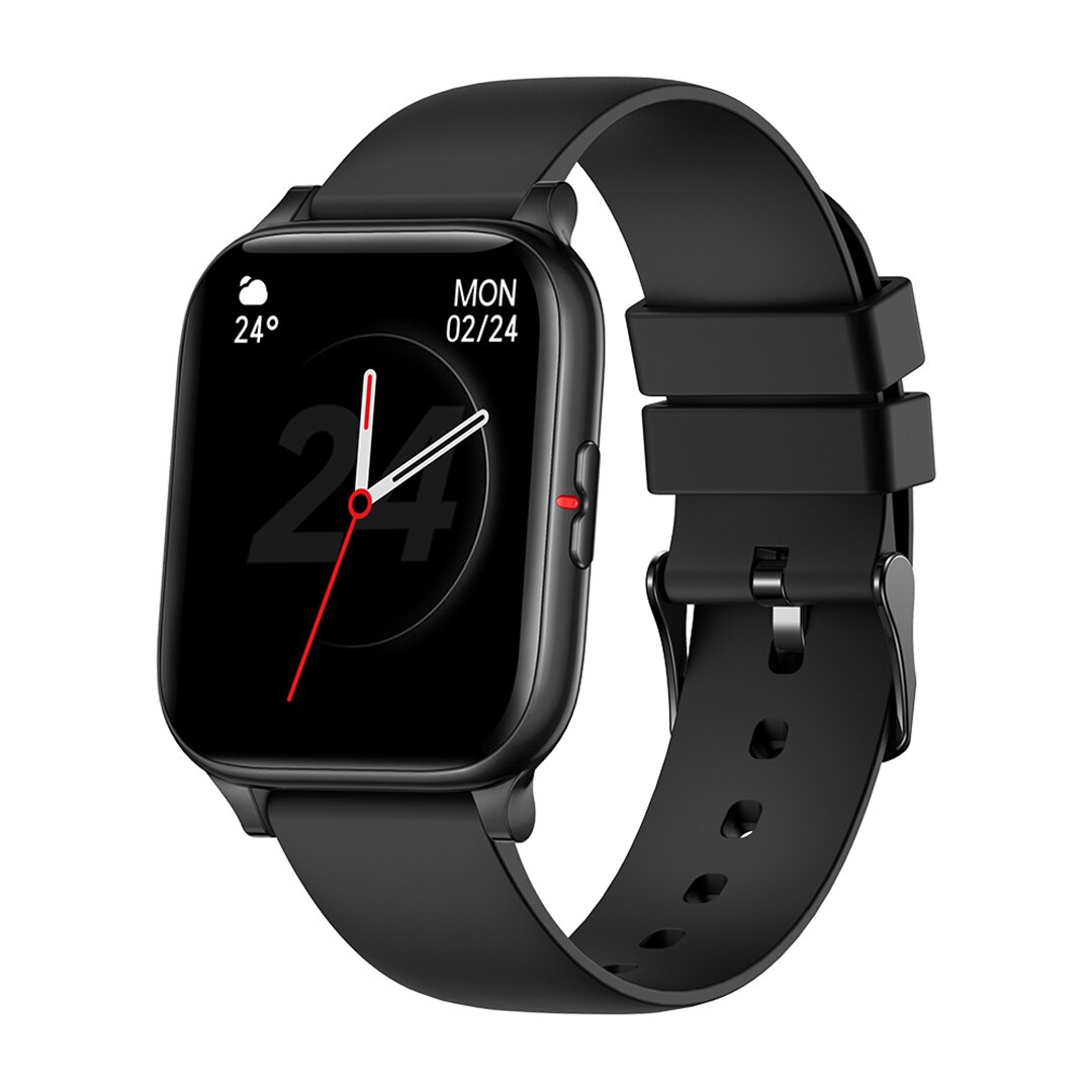 COLMI – montre connectée P8 Mix pour les hommes, étanche conforme à la norme IP67, moniteur d&#39;activité physique et de fréquence cardiaque, écran de 1.69 pouce, pour téléphone Android et iOS: Black