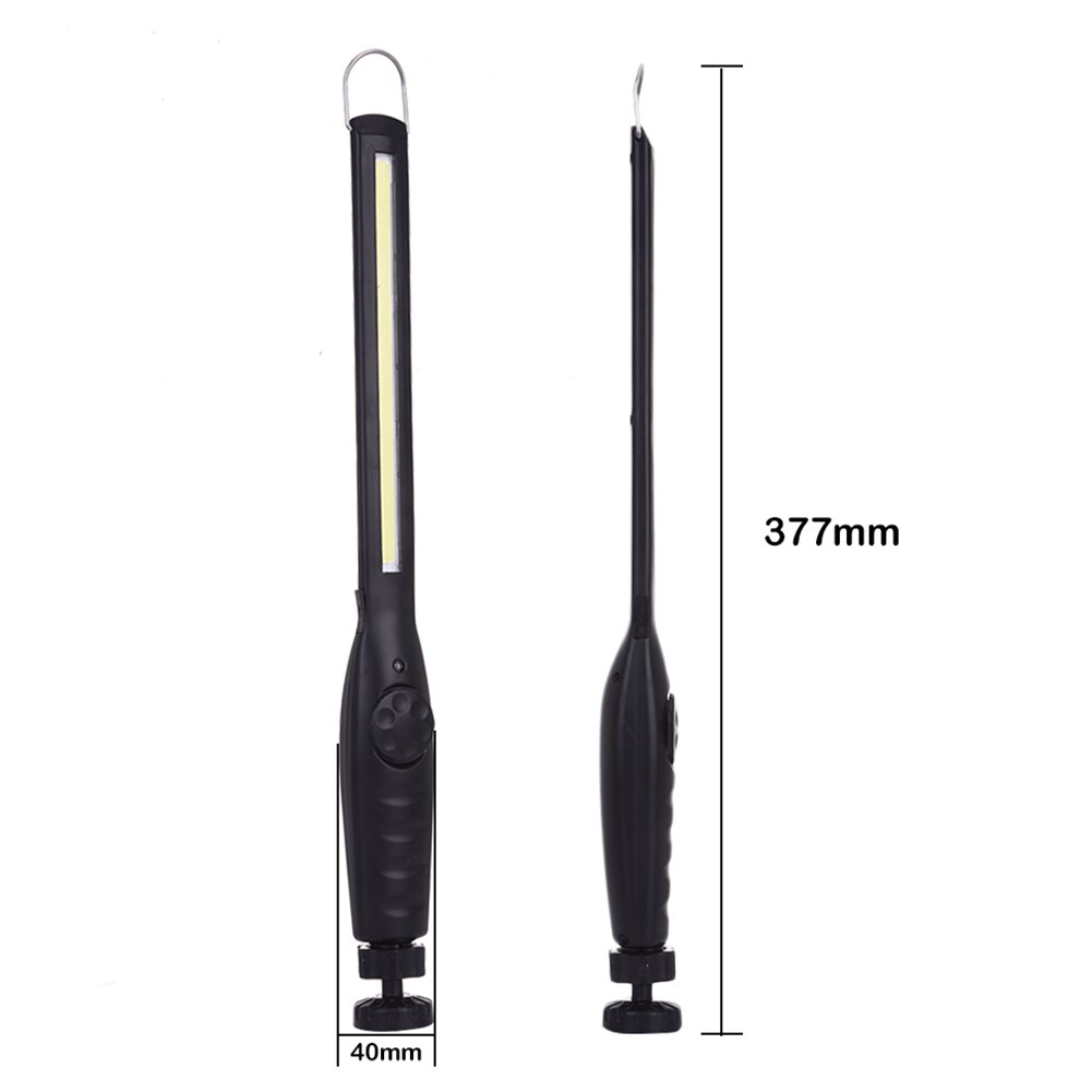 USB Charging COB Inspection Light LED Work Light Strip Portable with Battery Status Display