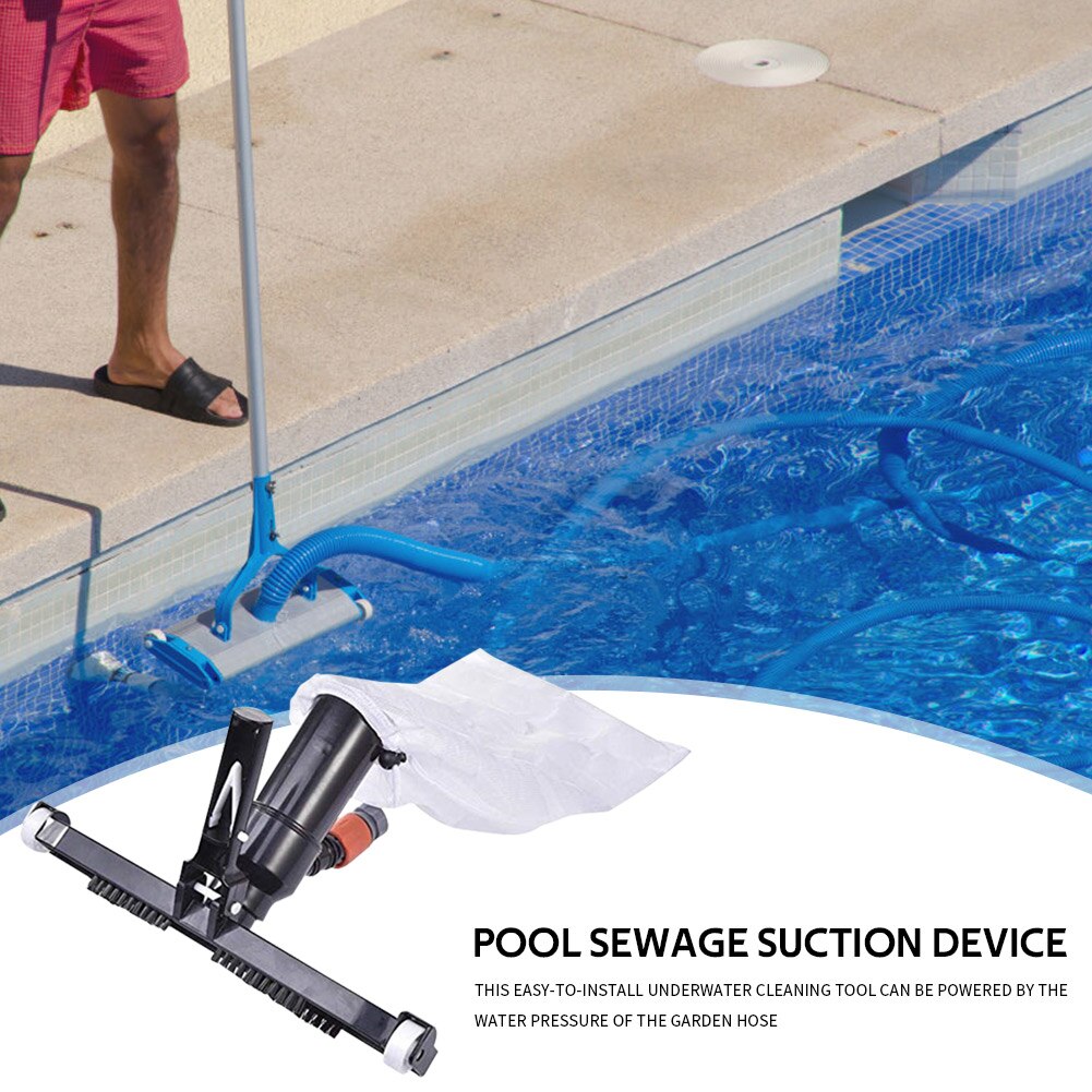 Swimming Pool Suction Head Vacuum Cleaner Brush Spa Pond Dirt Cleaner Supplies Frame Net Skimmer Cleaner Swimming Pool