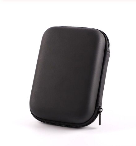 Mobiele Harde Schijf Tas 2.5 Inch Opbergdoos Datakabel U Disk Opladen Schat Beschermende Digitale Bluetooth Headset Opbergtas: black