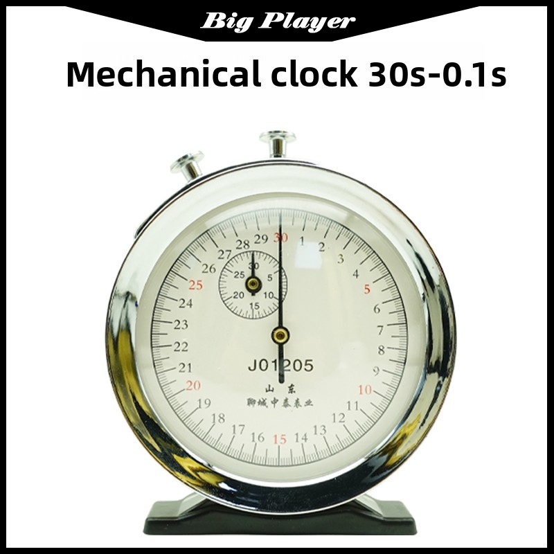 Mechanische stopklok jaren '60\30 seconden seconde horloge mechanisch fysiek sportchronograaf stopwatch mechanisch stopwatch: Linnen