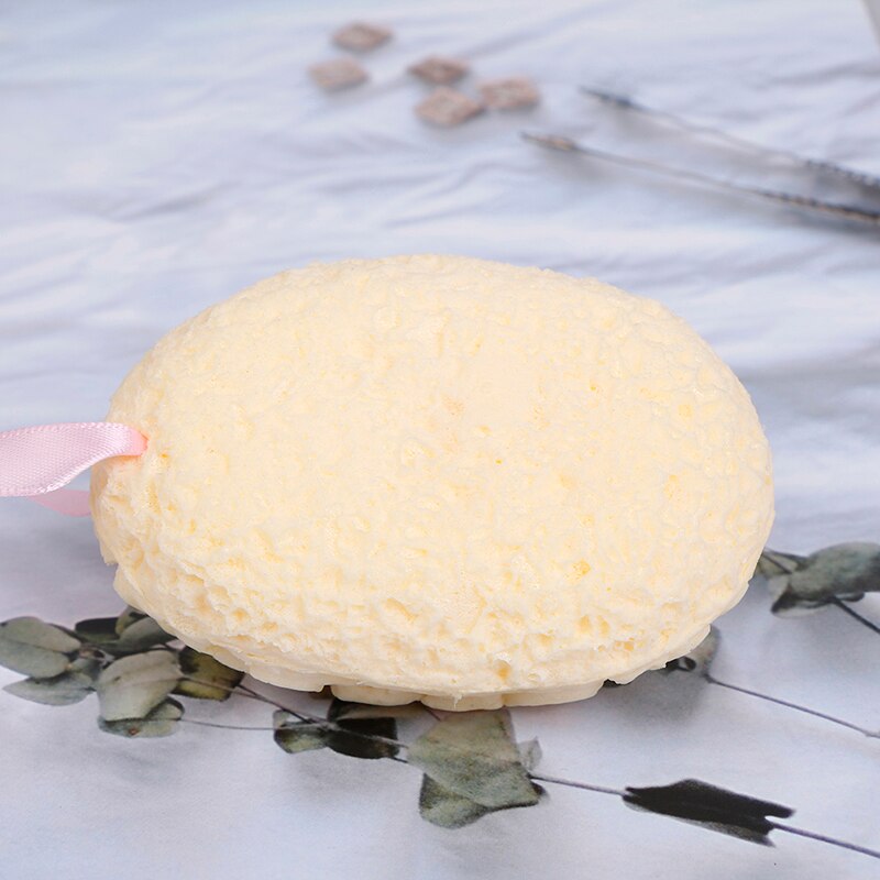 Natuurlijke Zee Wol Spons Dode Huid Remover Exfoliërende Massager Douche Poef Reiniging Douche Borstel Schuim Body Facial Spons