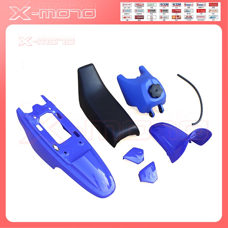 Carrosserie Plastic Kuip Body Kit Voor Yamaha PW50 PY50 Pw 50 Pee Wee Plastic Spatbord Lichaam Seat Gas Tank Kit