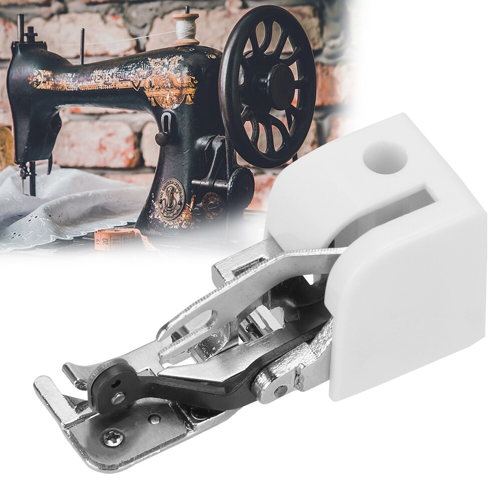 Prensatelas para máquina de coser, prensatelas con cortador lateral, prensatelas doméstica para manos, piezas Overlock para máquinas de coser Brother/Singer