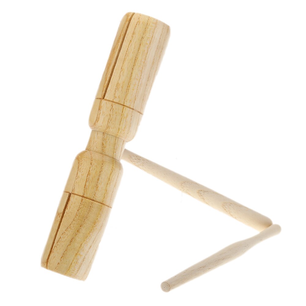 Grand Instrument de Percussion matériel petit corbeau en bois sondeur deux tons exquis enfant Instrument de musique