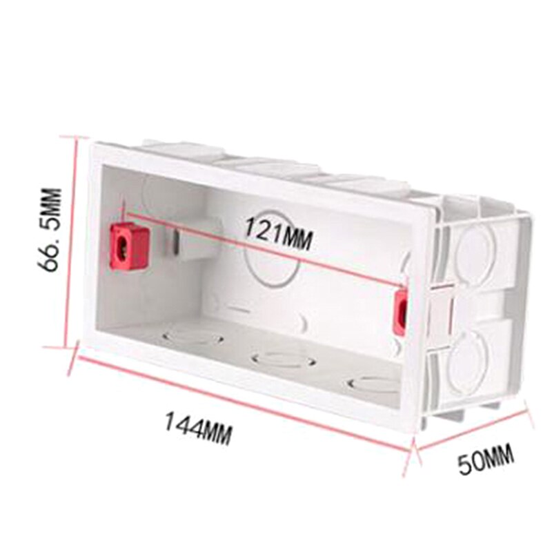 114*50*66mm Internal Mounting Box Back Cassette For Wall Light Switches And Sockets