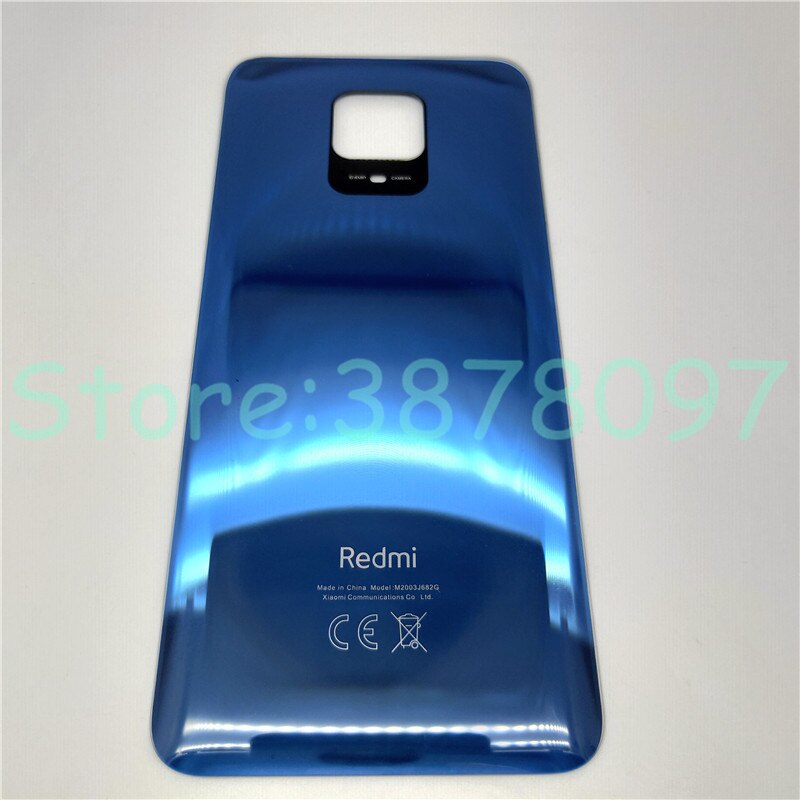 Back Glass For Xiaomi Redmi Note 9 Pro 9S (64MP) Battery Cover Rear Housing Door Panel Case